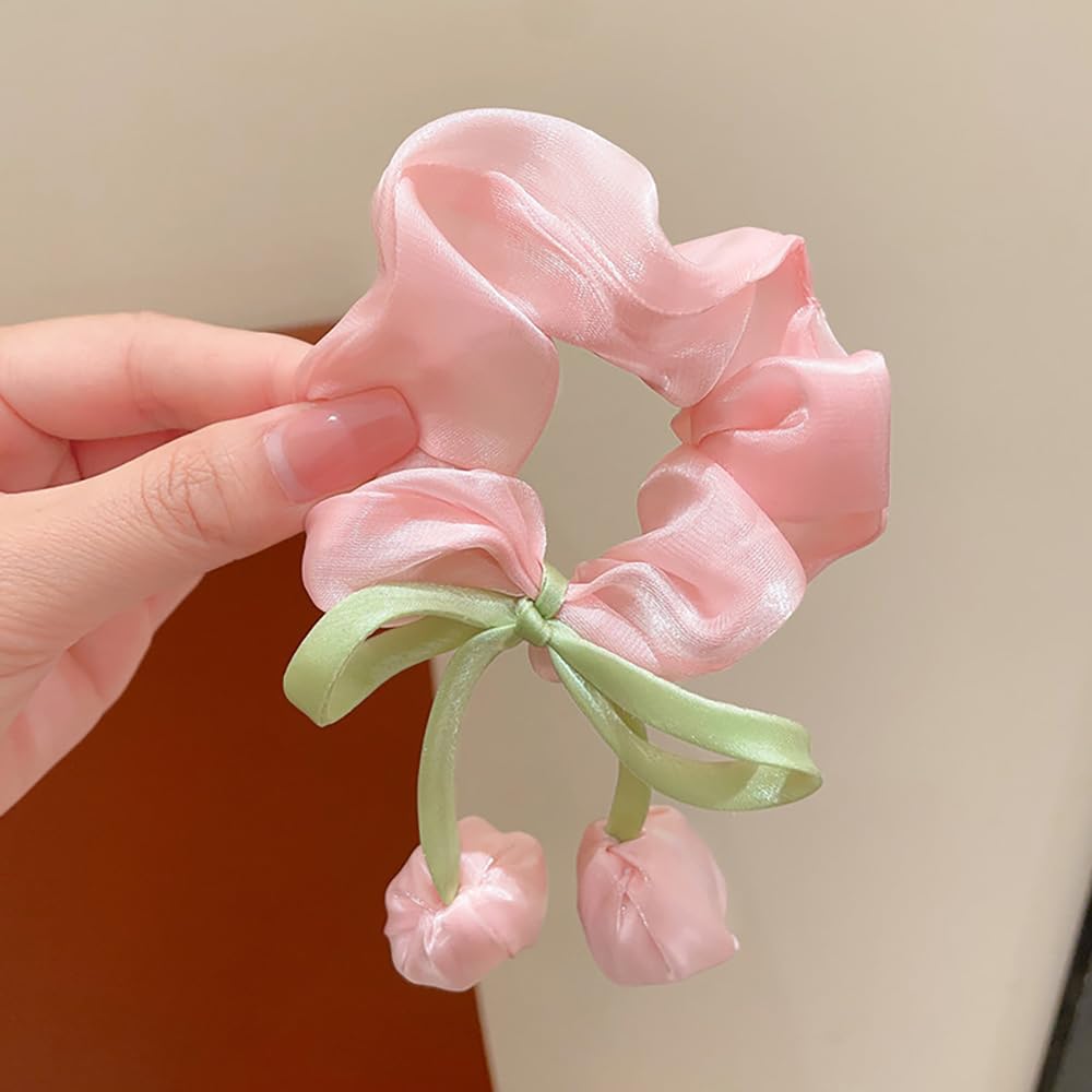 Tulip Hair Scrunchies (3 Pack) Image 2